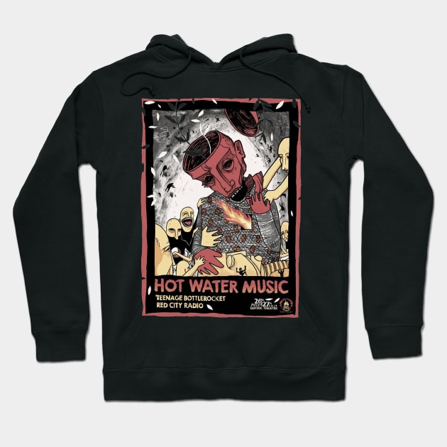 Hot Water Music Hoodie by ProjectDogStudio